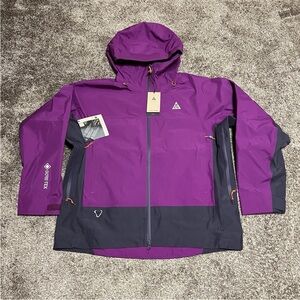 New Nike ACG Gore-Tex Misery Ridge Jacket Mens XL Purple Berry FV8641-505
